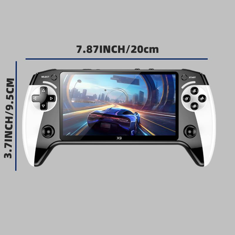 X9 Handheld Game Console with 5.5-Inch Screen, Supports Emulators, Ultra-Hd Display, Perfect for Retro Games & Home Entertainment