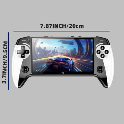 X9 Handheld Game Console with 5.5-Inch Screen, Supports Emulators, Ultra-Hd Display, Perfect for Retro Games & Home Entertainment