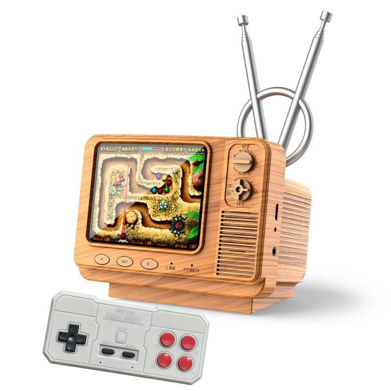 PYBGE Retro Video Game Console GV300S: 308 Built-In Classic Games, Classic Retro 3-Color Gamepad, Mini Handheld Tv-Style Game Player – Ideal for Kids & Adult Nostalgia Enthusiasts