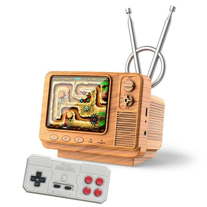 PYBGE Retro Video Game Console GV300S: 308 Built-In Classic Games, Classic Retro 3-Color Gamepad, Mini Handheld Tv-Style Game Player – Ideal for Kids & Adult Nostalgia Enthusiasts