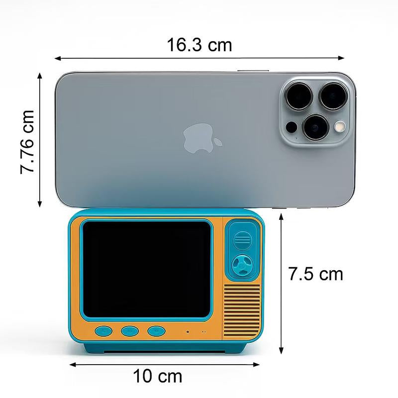 PYBGE Retro Video Game Console GV300S: 308 Built-In Classic Games, Classic Retro 3-Color Gamepad, Mini Handheld Tv-Style Game Player – Ideal for Kids & Adult Nostalgia Enthusiasts